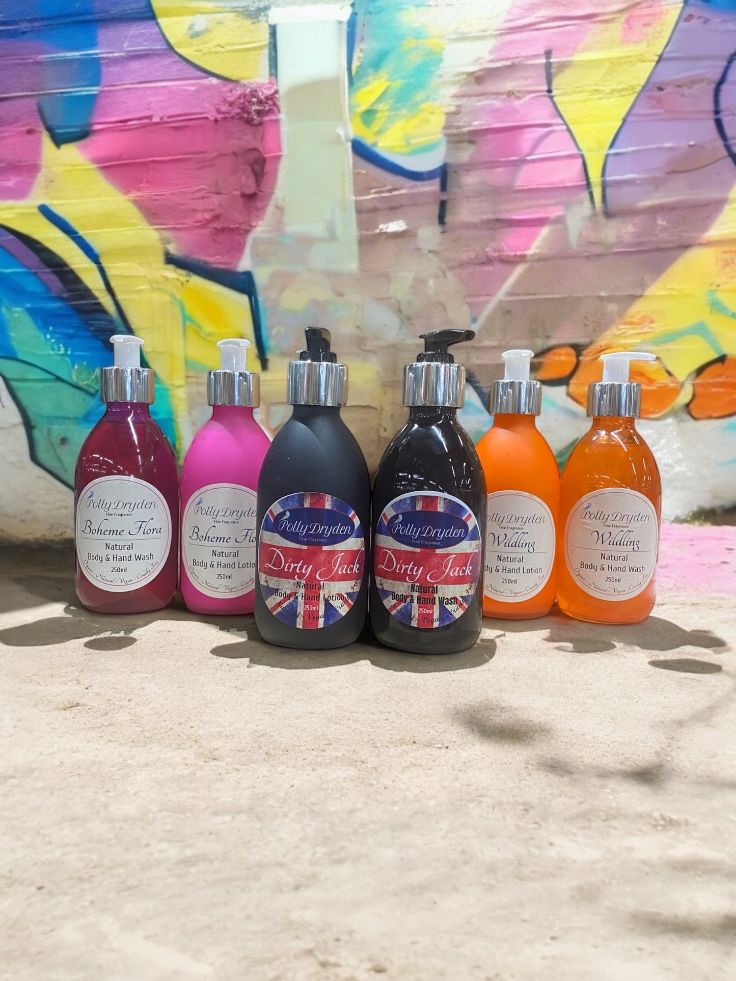 Natural Body and Hand Lotion & Wash Set