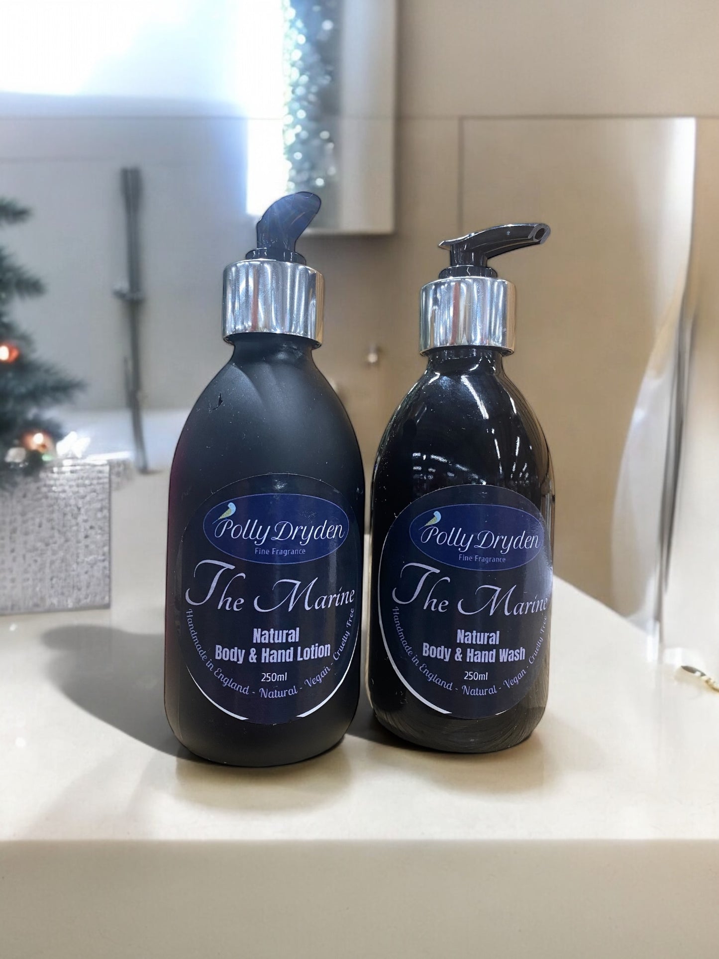 Natural Body and Hand Lotion & Wash Set