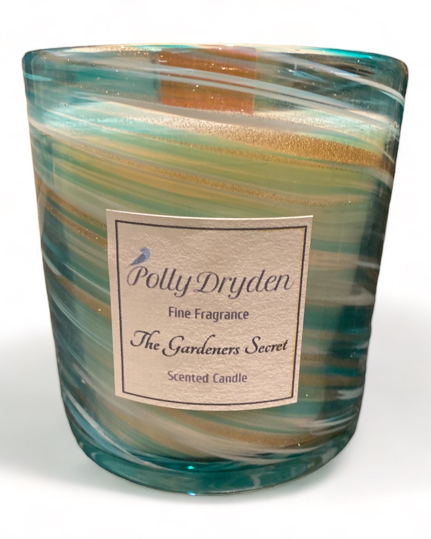 Blue Zebra Candle