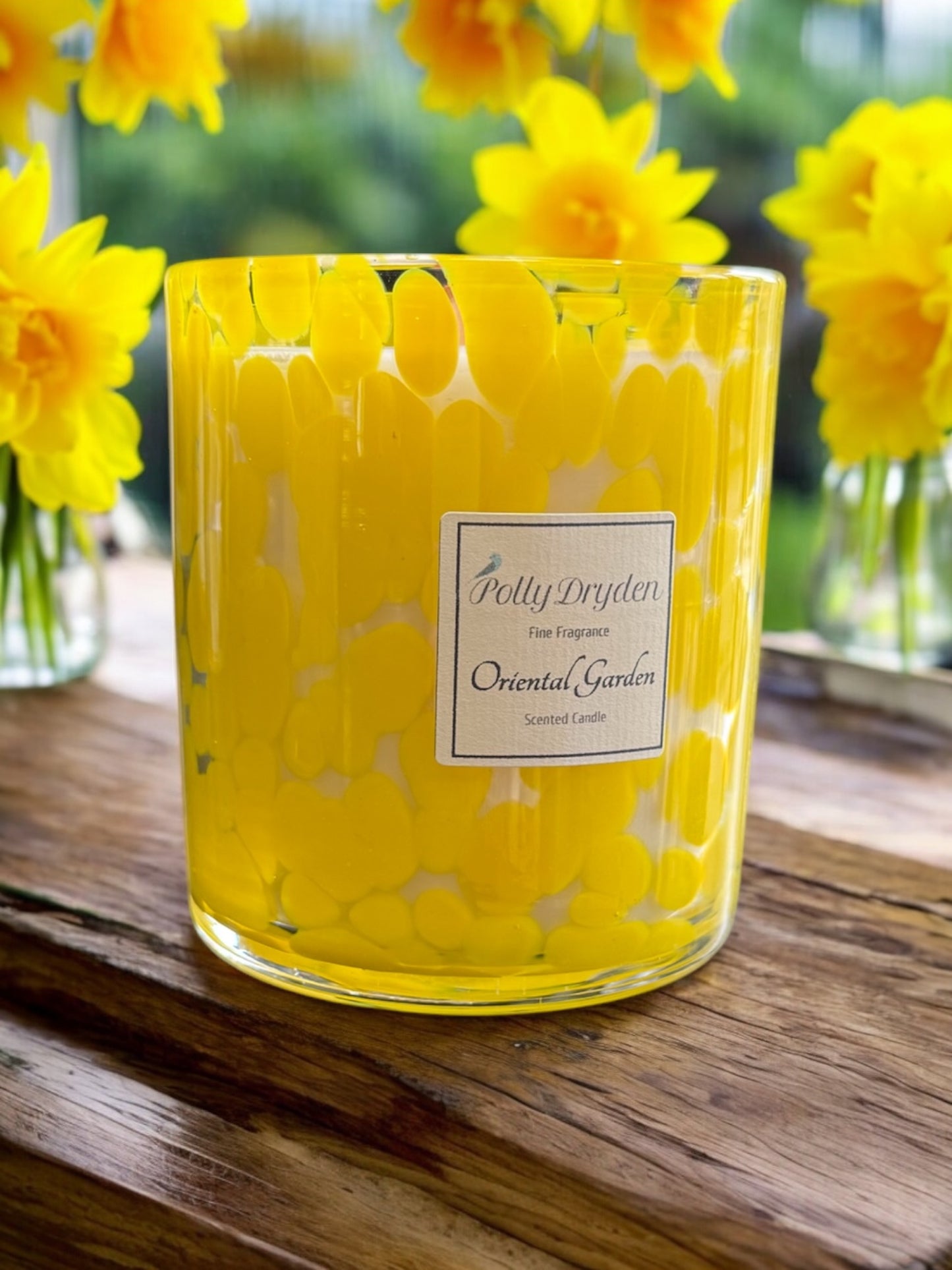 NEW!!! Yellow Dapple Candle