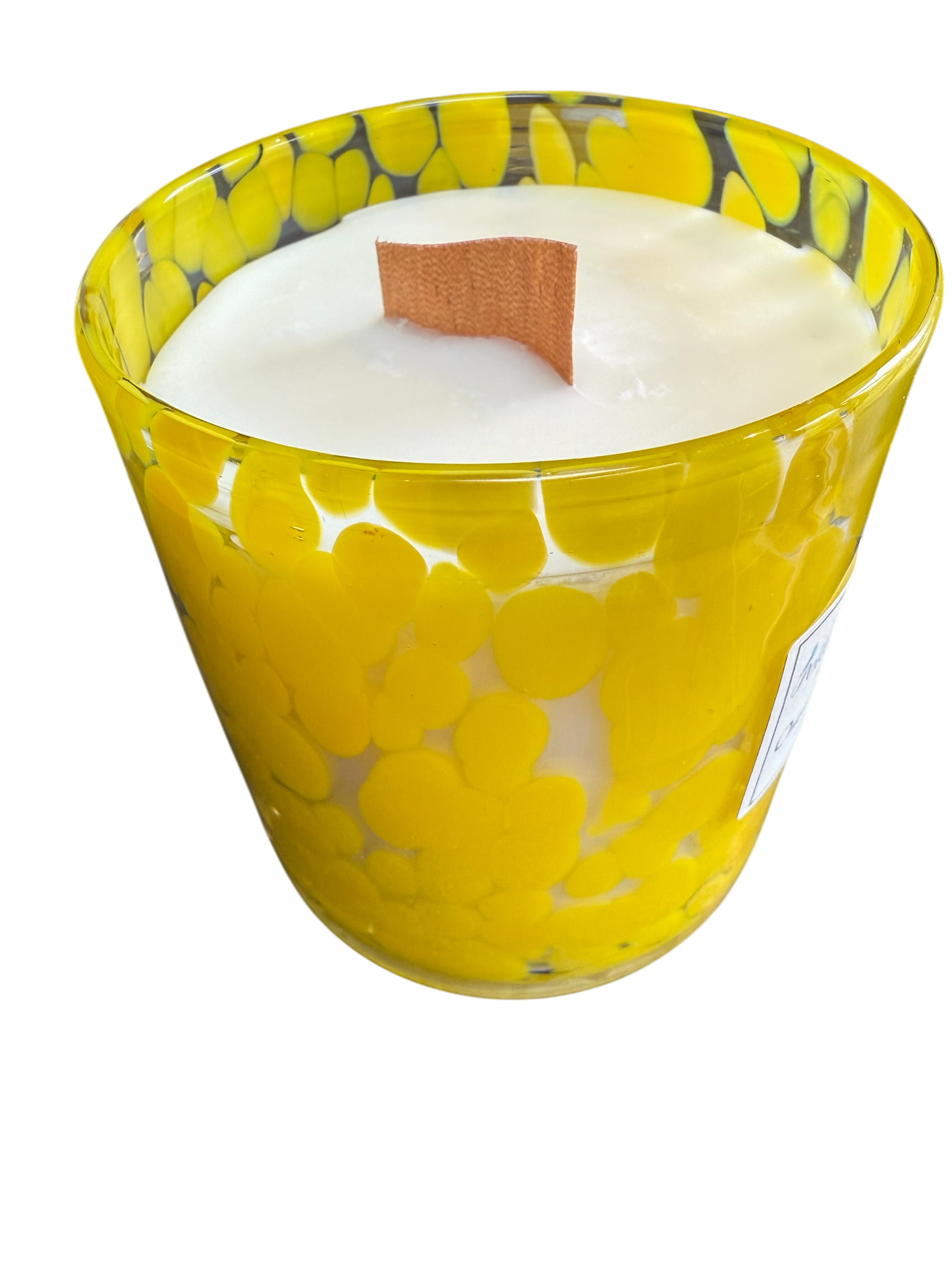 NEW!!! Yellow Dapple Candle