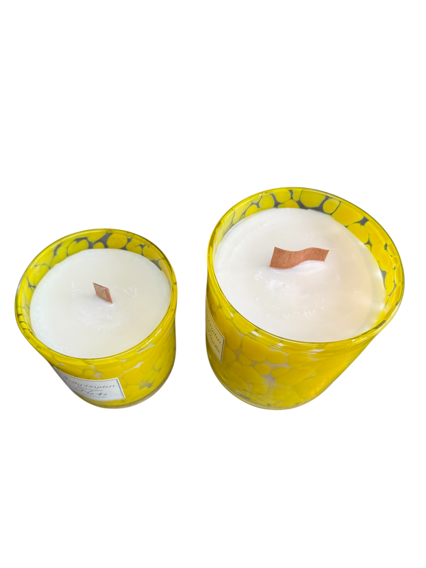 NEW!!! Yellow Dapple Candle