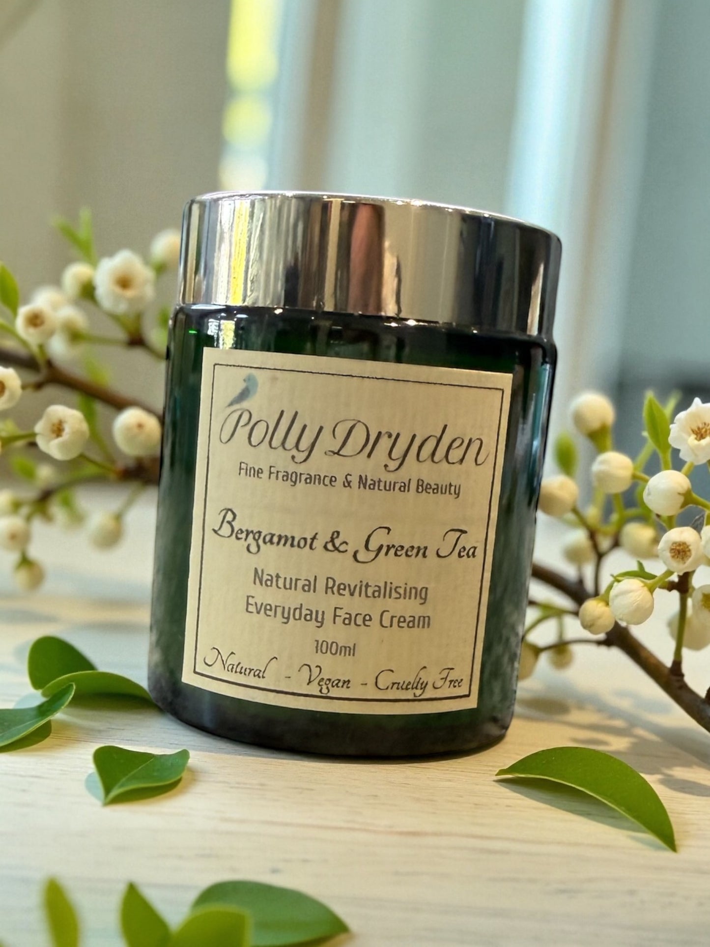 Bergamot & Green Tea Natural Revitalising Face Cream - NEW