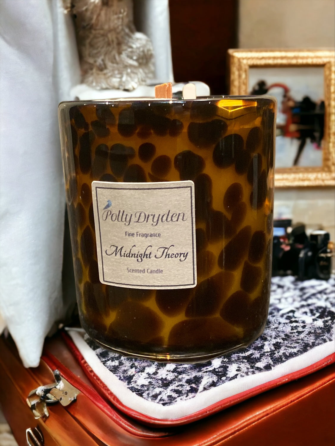Large Tortie Dapple Candle