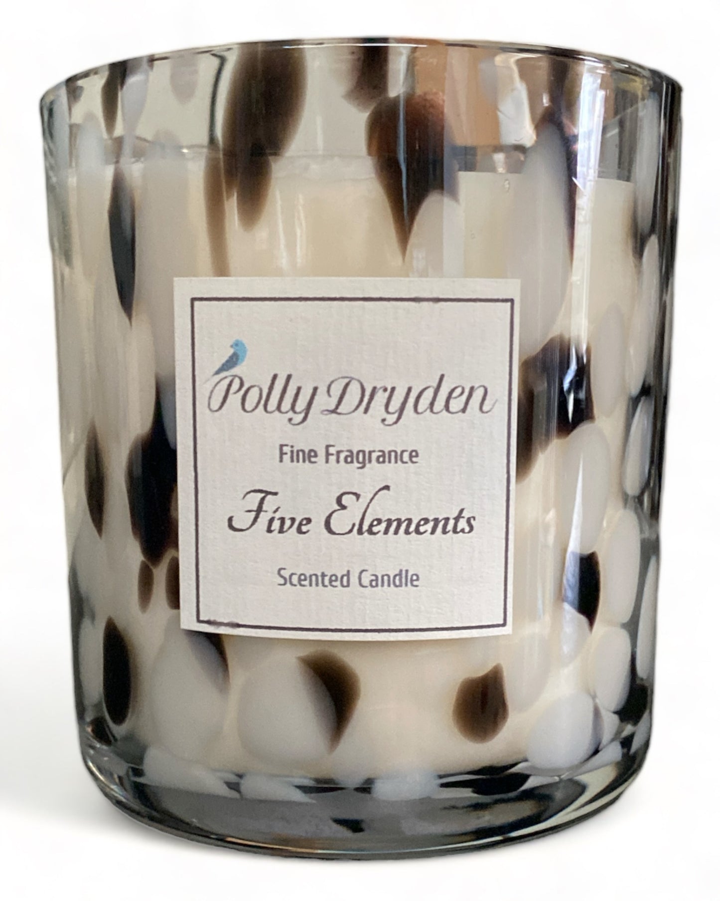 Black & White Dapple Candle