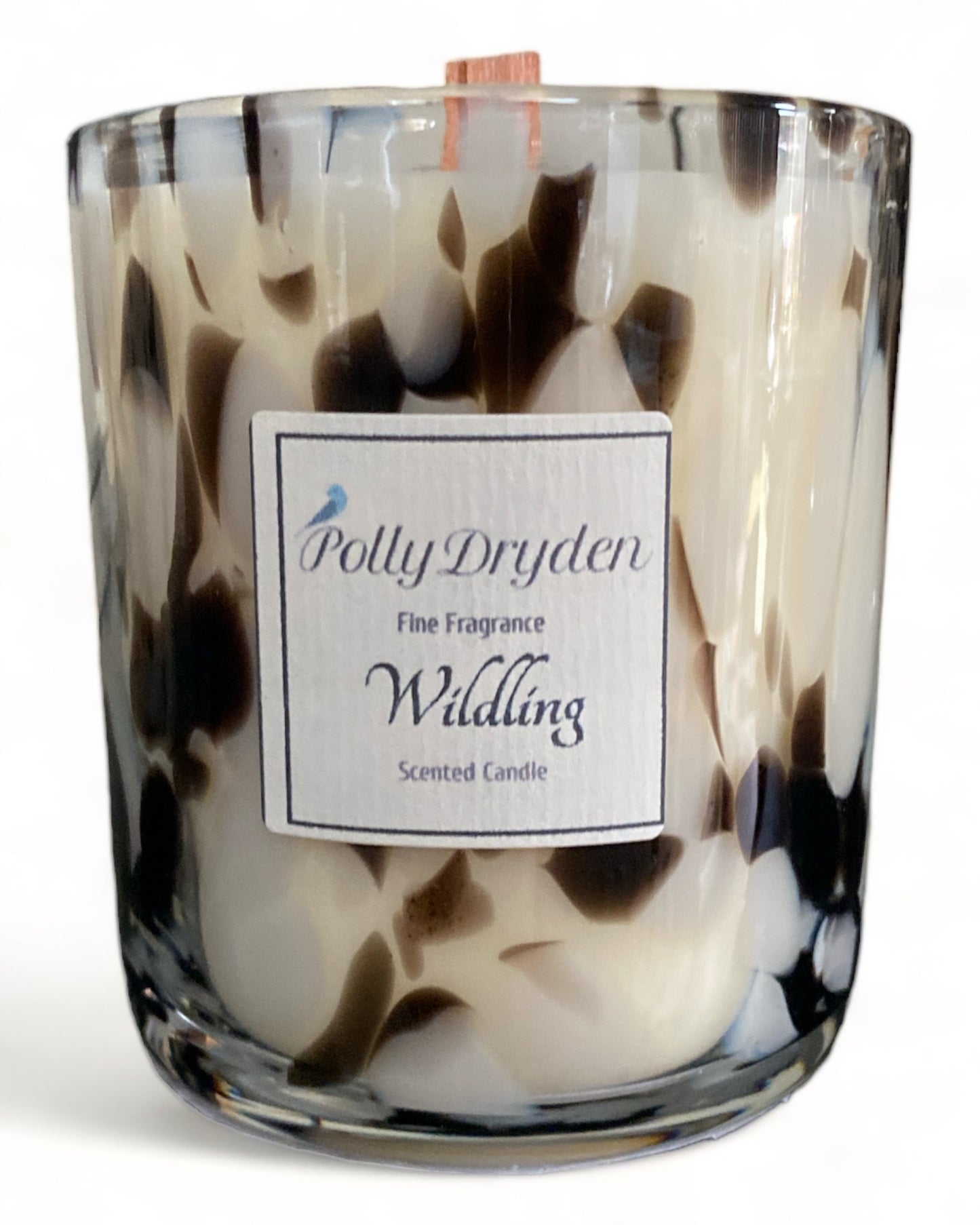 Black & White Dapple Candle