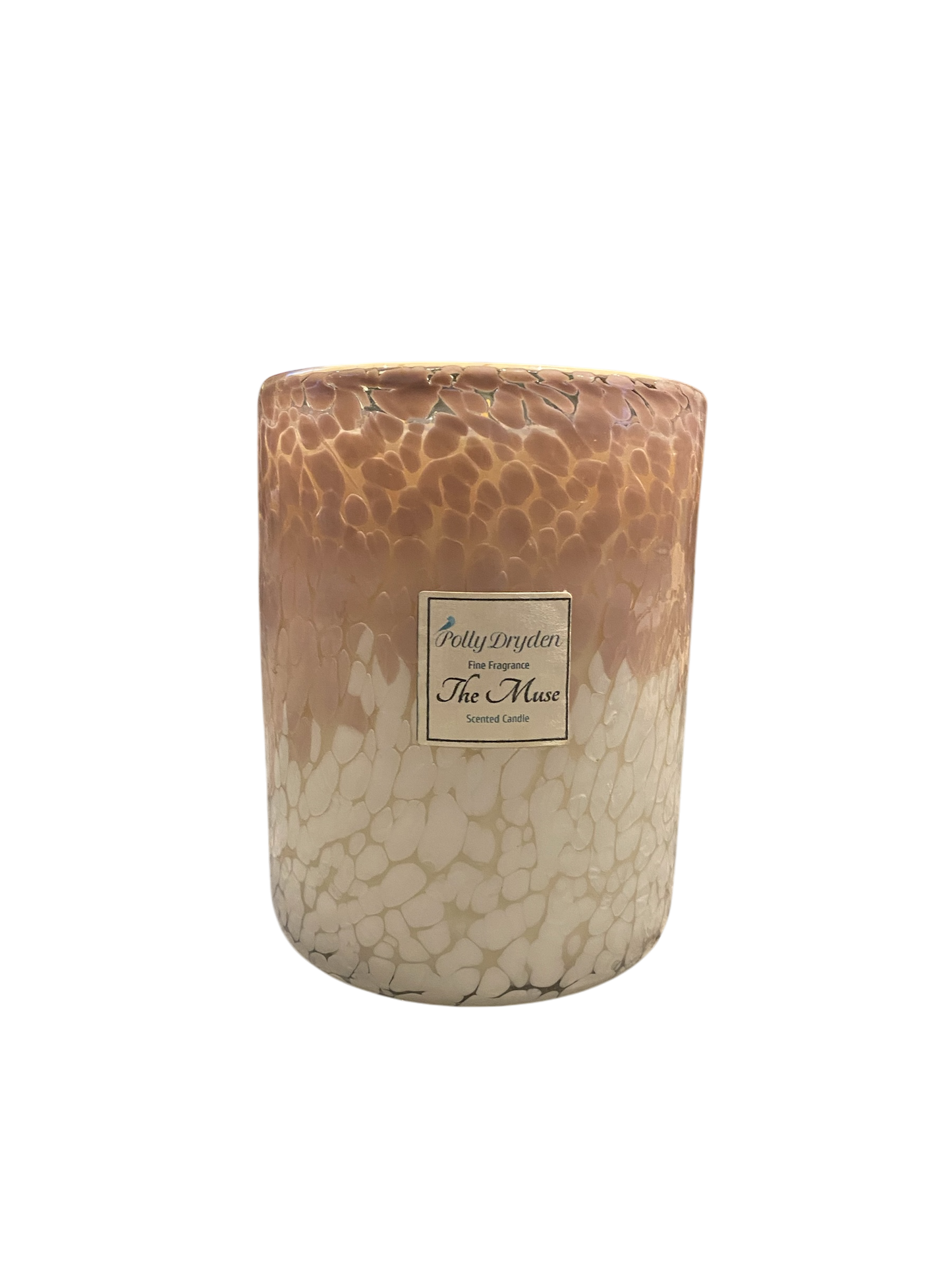 Extra Large Statement Pink & White Dapple Candle