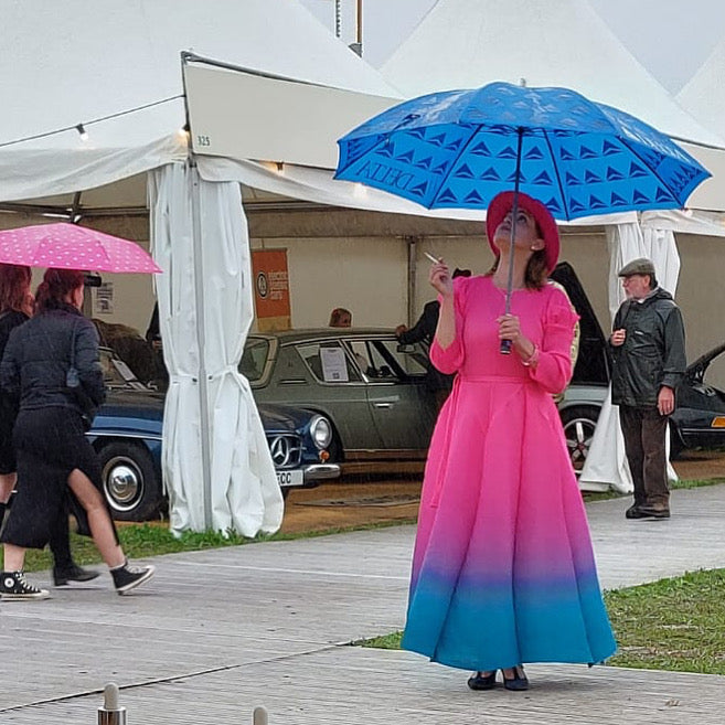 POLLY DRYDEN SPRAY PAINT DRESS - NEW