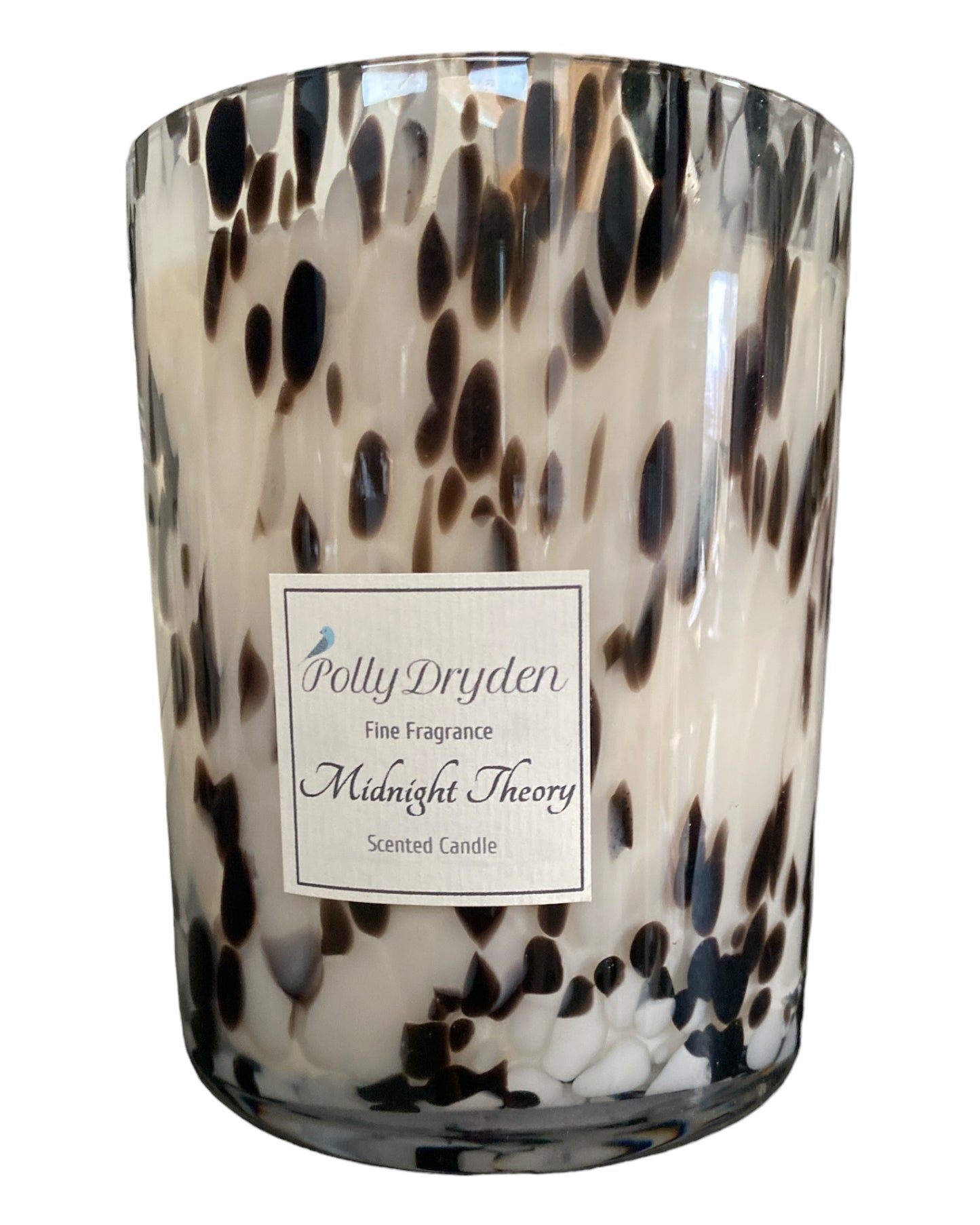 Black & White Dapple Candle