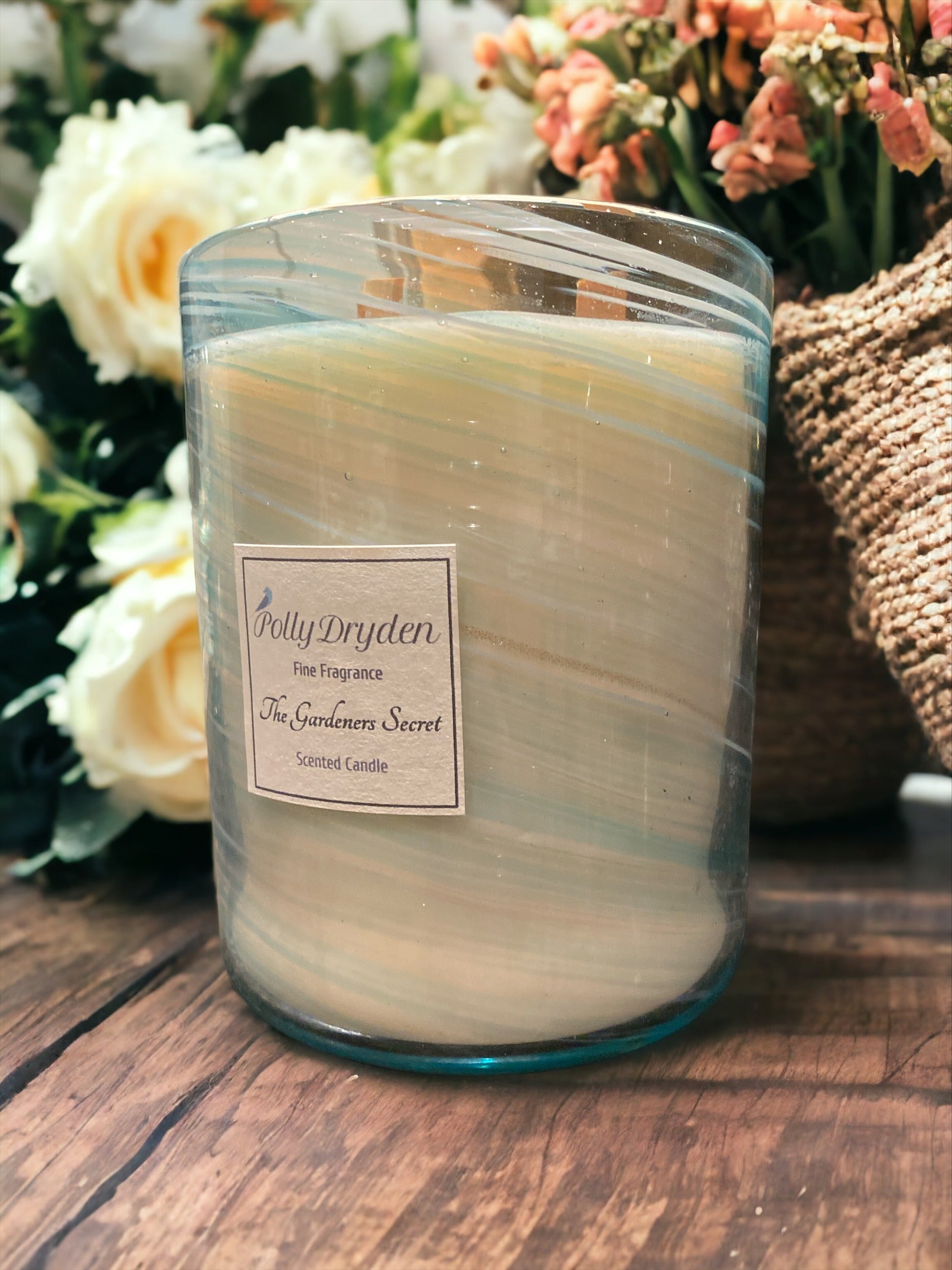 Blue Zebra Candle – Polly Dryden