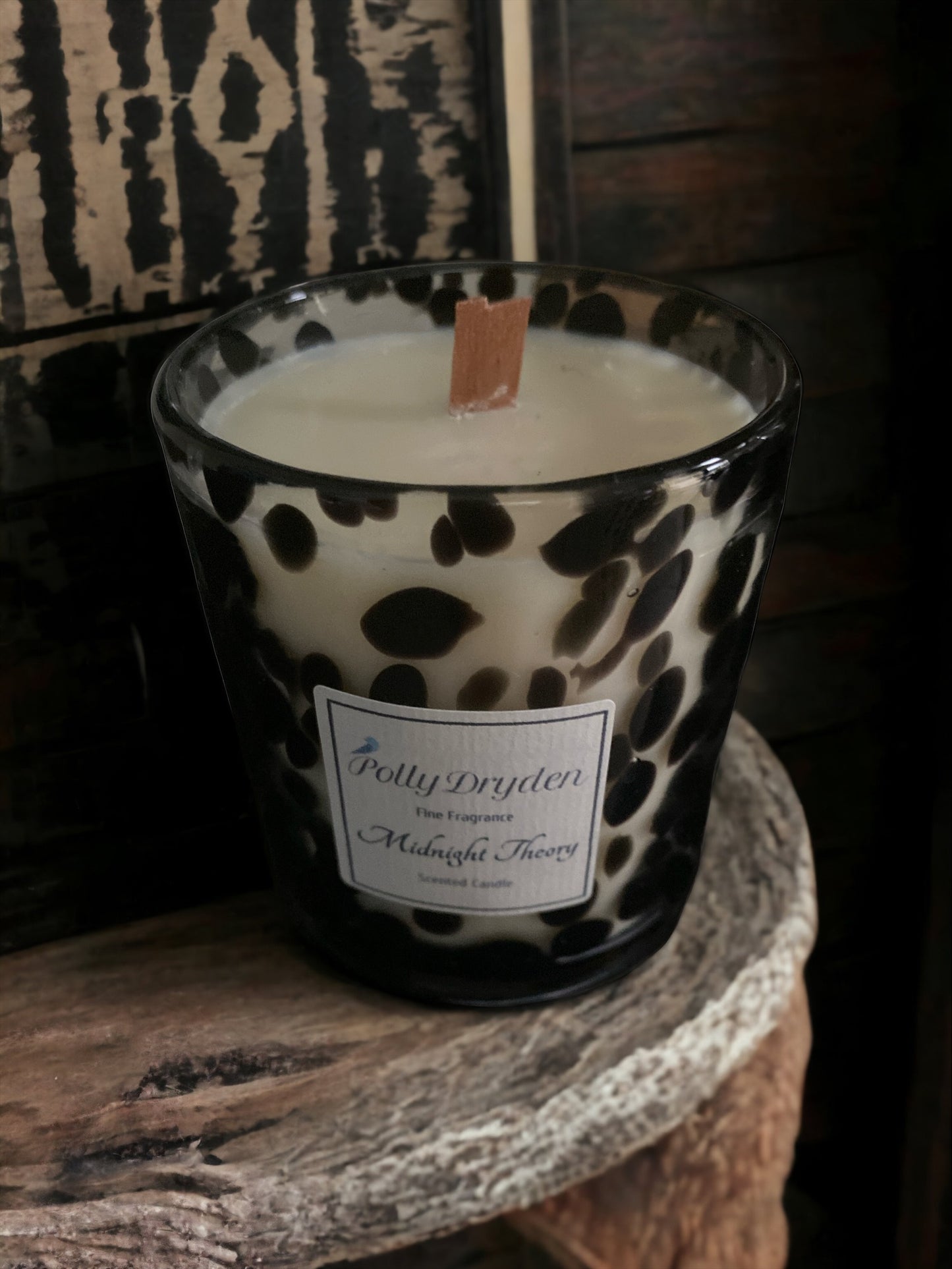 Black Dapple Candle